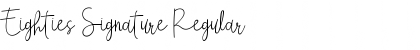 Download Eighties Signature Font Download Eighties Signature Font