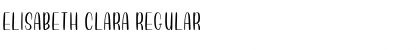 Download Elisabeth Clara Font Download Elisabeth Clara Font