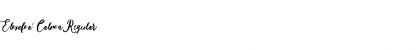 Download Elisofia Calvin Font Download Elisofia Calvin Font