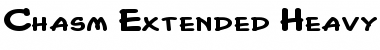 Download Chasm Extended Heavy Font Download Chasm Extended Heavy Font