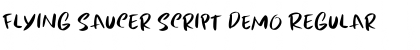Download Flying Saucer Script DEMO Font Download Flying Saucer Script DEMO Font