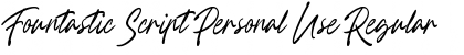 Download Fountastic Script Personal Use Font Download Fountastic Script Personal Use Font