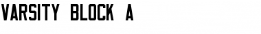 Download Varsity Block A Font Download Varsity Block A Font