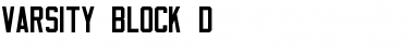 Download Varsity Block D Font Download Varsity Block D Font