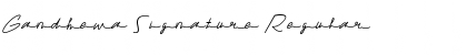 Download Gandhewa Signature Font Download Gandhewa Signature Font