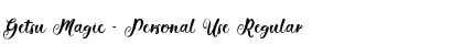 Download Getsu Magic - Personal Use Font Download Getsu Magic - Personal Use Font
