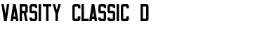Download Varsity Classic D Font Download Varsity Classic D Font
