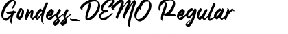 Download Gondess_DEMO Font Download Gondess_DEMO Font