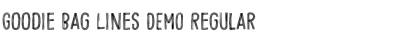 Download Goodie Bag Lines DEMO Font Download Goodie Bag Lines DEMO Font