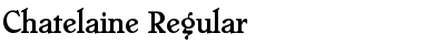 Download Chatelaine Font Download Chatelaine Font