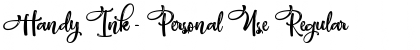 Download Handy Ink - Personal Use Font Download Handy Ink - Personal Use Font