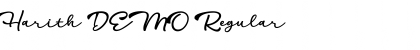 Download Harith DEMO Font Download Harith DEMO Font