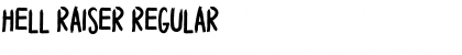 Download HELL RAISER Font Download HELL RAISER Font