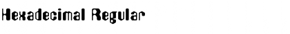 Download Hexadecimal Font Download Hexadecimal Font