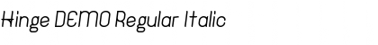 Download Hinge DEMO Font Download Hinge DEMO Font