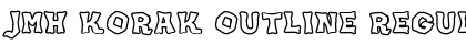 Download JMH KORAK OUTLINE Font Download JMH KORAK OUTLINE Font