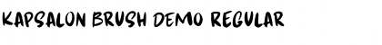 Download Kapsalon Brush DEMO Font Download Kapsalon Brush DEMO Font