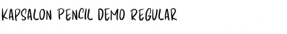 Download Kapsalon Pencil DEMO Font Download Kapsalon Pencil DEMO Font