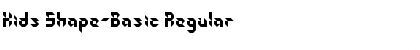 Download Kids Shape-Basic Font Download Kids Shape-Basic Font