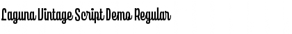 Download Laguna Vintage Script Demo Font Download Laguna Vintage Script Demo Font
