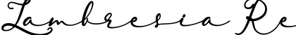 Download Lambresia Font Download Lambresia Font