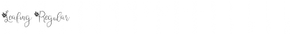 Download Leafing Font Download Leafing Font