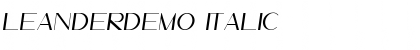 Download LeanderDemo Font Download LeanderDemo Font