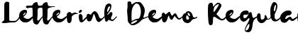 Download Letterink Demo Font Download Letterink Demo Font