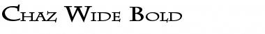 Download Chaz Wide Font Download Chaz Wide Font