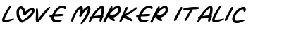 Download Love Marker Font Download Love Marker Font