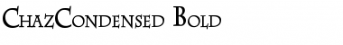 Download ChazCondensed Font Download ChazCondensed Font