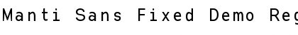 Download Manti Sans Fixed Demo Font Download Manti Sans Fixed Demo Font