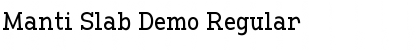 Download Manti Slab Demo Font Download Manti Slab Demo Font