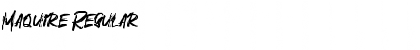 Download Maquire Font Download Maquire Font
