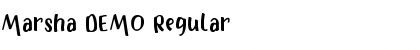 Download Marsha DEMO Font Download Marsha DEMO Font