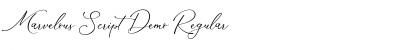 Download Marvelous Script Demo Font Download Marvelous Script Demo Font