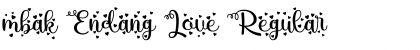 Download mbak Endang Love Font Download mbak Endang Love Font