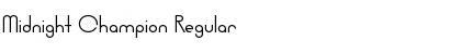 Download Midnight Champion Font Download Midnight Champion Font