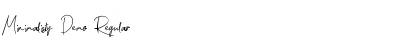 Download Minimalisty Demo Font Download Minimalisty Demo Font