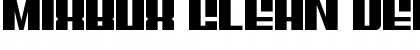 Download Mixbox Clean Demo Font Download Mixbox Clean Demo Font