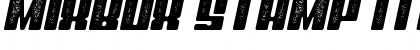 Download Mixbox Stamp Italic Demo Font Download Mixbox Stamp Italic Demo Font