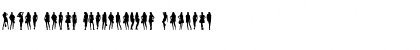 Download Model Woman Silhouettes Font Download Model Woman Silhouettes Font