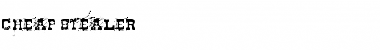 Download Cheap stealer Font Download Cheap stealer Font