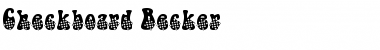 Download Checkboard Becker Font Download Checkboard Becker Font