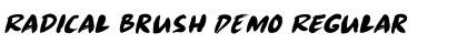 Download Radical Brush DEMO Font Download Radical Brush DEMO Font