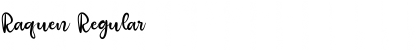 Download Raquen Font Download Raquen Font