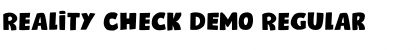 Download Reality Check DEMO Font Download Reality Check DEMO Font
