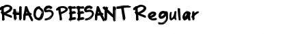 Download RHAOS PEESANT Font Download RHAOS PEESANT Font