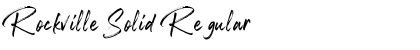 Download Rockville Solid Font Download Rockville Solid Font