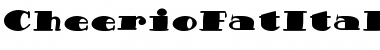 Download CheerioFatItalic Font Download CheerioFatItalic Font